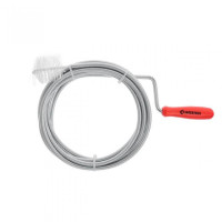 Трос для чищення труб 6мм*3м, накінечник: рифлений дріт INTERTOOL HP-1005