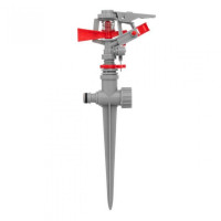 Дощувальний пристрій пульсуючий з повною/частковою зоною поливу на кілку, круг/сектор поливу до 12 м. PP, ABS INTERTOOL GE-0051