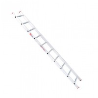 Драбина з алюмінію, приставна, 10 сходів, 2,84 м INTERTOOL LT-0110