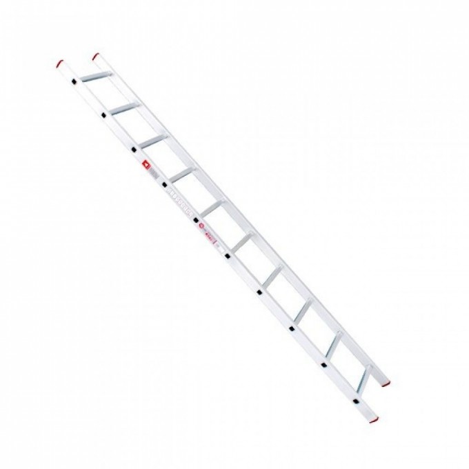 Драбина з алюмінію, приставна, 10 сходів, 2,84 м INTERTOOL LT-0110