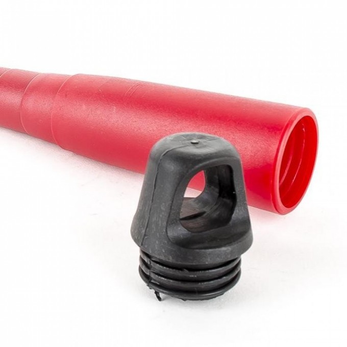 Граблі віялові городні 400 x 130 мм, з порожнистою пластиковою рукояткою під подовжувач INTERTOOL FT-0014