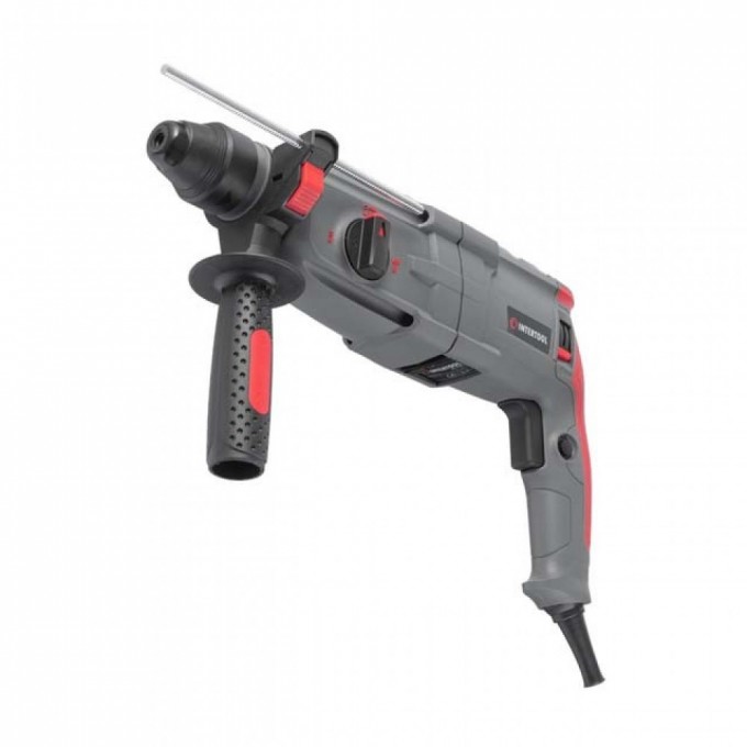 Перфоратор 1000 Вт, 3.5 Дж, 0-1300 об/хв, 0-5100 уд/хв, 3 режими, SDS plus INTERTOOL DT-0185