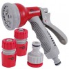 Пістолет-розпилювач для поливу 8-ми функціональний (центральний, туман, душ, кутовий, повний, злива, конічний, плаский) + адаптер універсальн