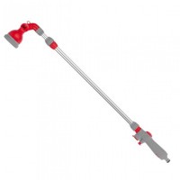 Пістолет-розпилювач для поливу на телескопічній штанзі 90-120 см 9-ти функціональний (центральний, туман, душ, повний, кутовий, злива, плаский, ?