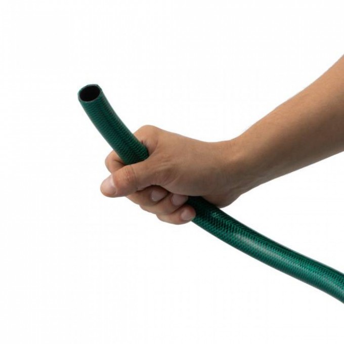 Шланг садовий, тришаровий, зелений, 3/4", 10 м, армований, PVC INTERTOOL GE-4041