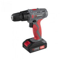 Дриль-шуруповерт акумуляторний 18 В, 17 Nm, 0-700 об/хв, 0.8-10 мм, Li-Ion, 1.5 Аг INTERTOOL DT-0315