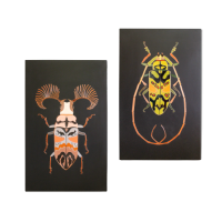 Металокерамічний дизайн-обігрівач UDEN-S Бітлз (диптих)